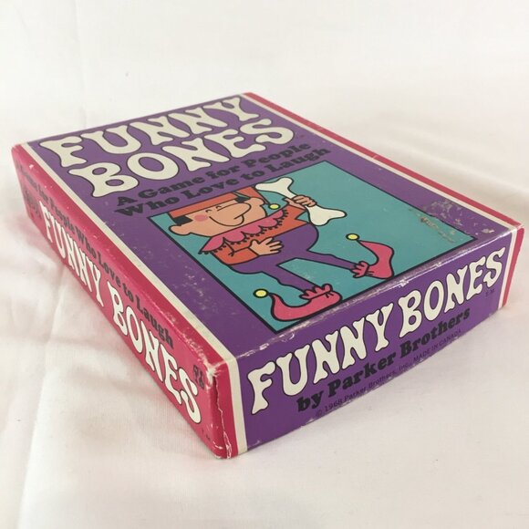 Funny Bones by Parker Brothers 1968 Card Game COMPLETE Made In Canada - Picture 4 of 11